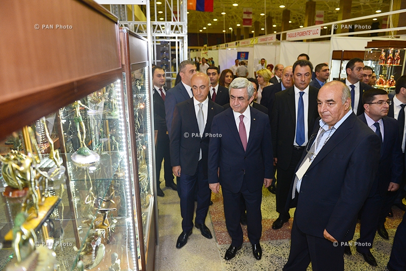 Открытие выставки под названием «Сделано в Армении-2016»
