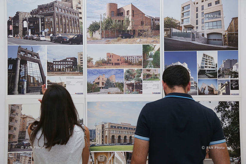 Показ проектов стороений и зданий, построенных и спроектированных армянскими архитекторами в годы независимости