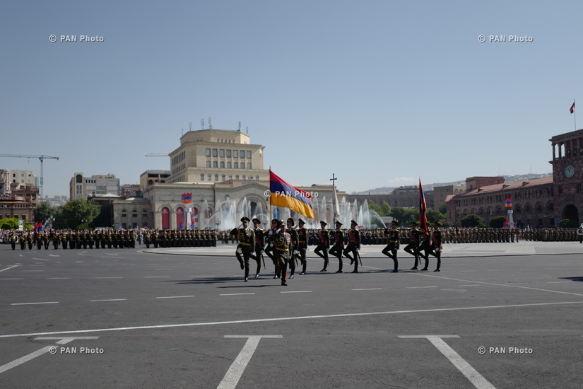 Festive parade for Armenia’s 25th Independence anniversary