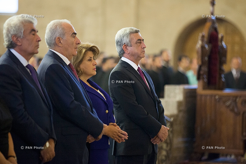 Молебен о Республике, посвященный 25-летию независимости Армении