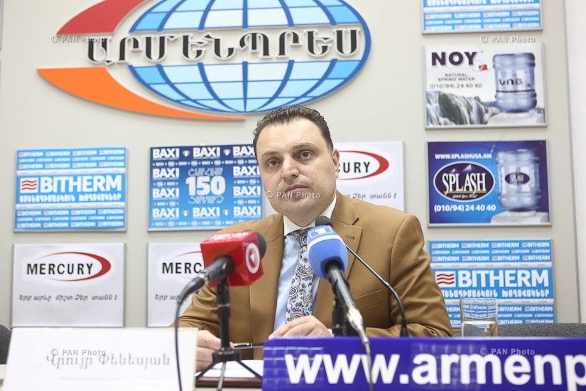 Пресс-конференция координатора программы «Welcome to Armenia» Вруйра Пенесяна