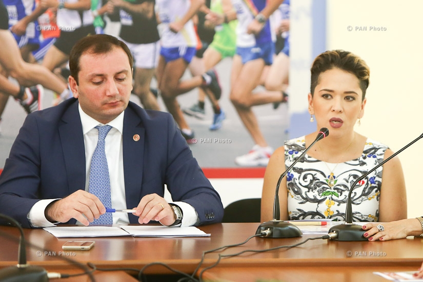 Press conference on the launch of Coca-Cola Yerevan Half Marathon project
