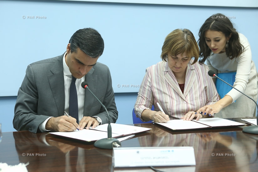 ՄԱԿ-ի մանկական հիմնադրամի հայաստանյան գրասենյակը և Մարդու իրավունքների պաշտպանի գրասենյակը ստորագրել են համագործակցության հուշագիր