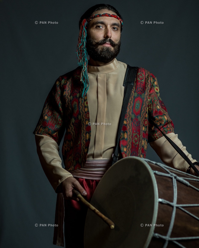 'Gutan' Ethnic Song and Dance Festival participants in National Armenian costumes