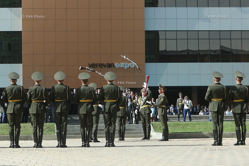 Opening of International Exhibition of Arms and Defense Technology ArmHiTec-2016 in Yerevan