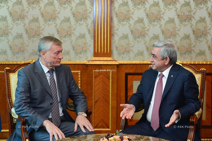  President Serzh Sargsyan received CSTO Secretary General Nikolay Bordyuzha
