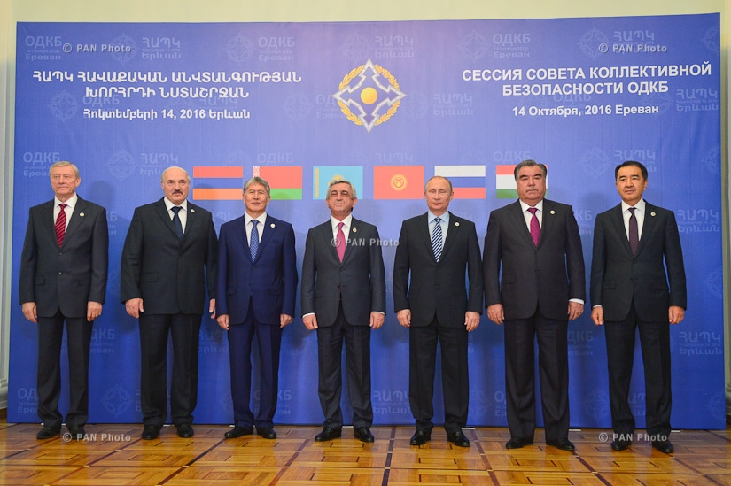 В резиденции Президента РА встретили глав делегаций, участвующих в сессии Совета коллективной безопасности ОДКБ