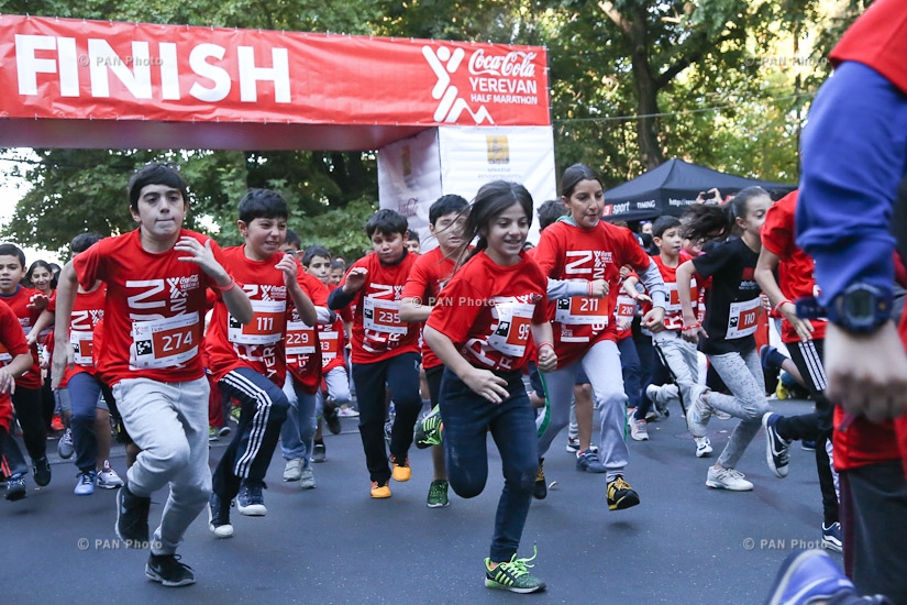 Благотворительный забег Coca-cola Ереван полумарафон 