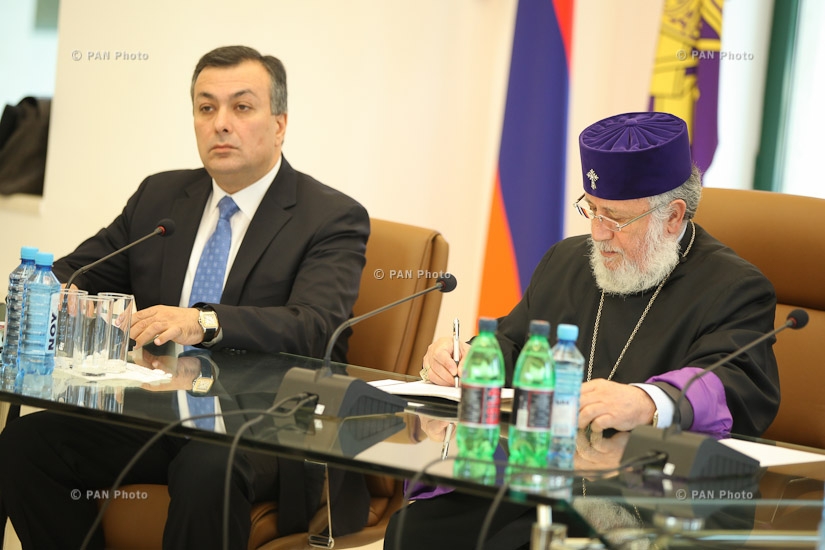 Opening of 4th International Forum of Armenian Libraries titled Preservation of the past for the future dedicated to 350th anniversary of 1st edition of Armenian-language Bible