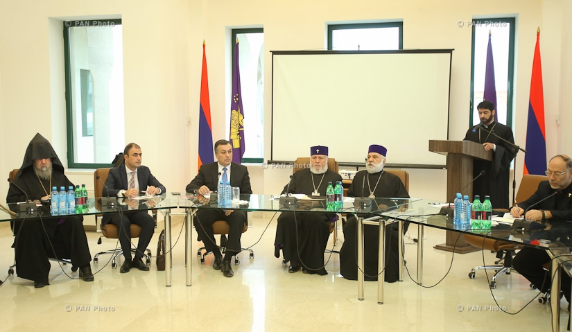 Opening of 4th International Forum of Armenian Libraries titled Preservation of the past for the future dedicated to 350th anniversary of 1st edition of Armenian-language Bible