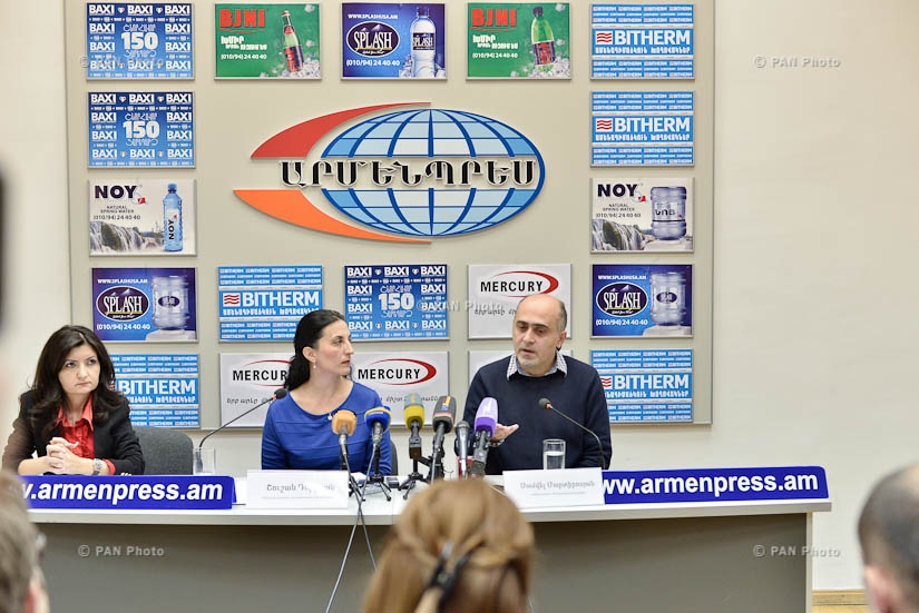 Press conference by the head of Personal Data Protection Agency of RA Justice Ministry Shushan Doydoyan and expert on information security Samvel Martirosyan