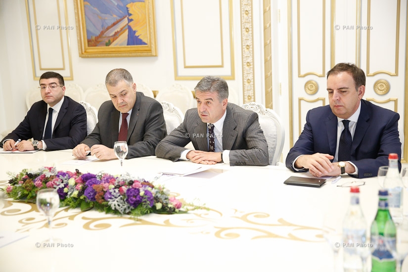 Премьер-министр Армении Карен Карапетян принял руководителя делегации ЕС Петра Свитальского