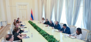 Президент Серж Саргсян принял депутата Палаты Представителей Бельгии, руководителя группы дружбы Бельгия-Армения Эльс Ван Хоф