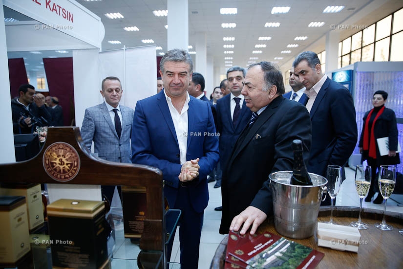 Armenian PM Karen Karapetyan attends ArmProd Expo 2016 annual specialized exhibition