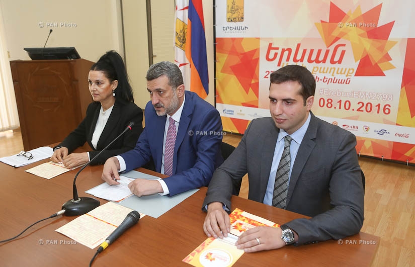 Press conference on the program of the events of Erebuni-Yerevan 2798 celebrations
