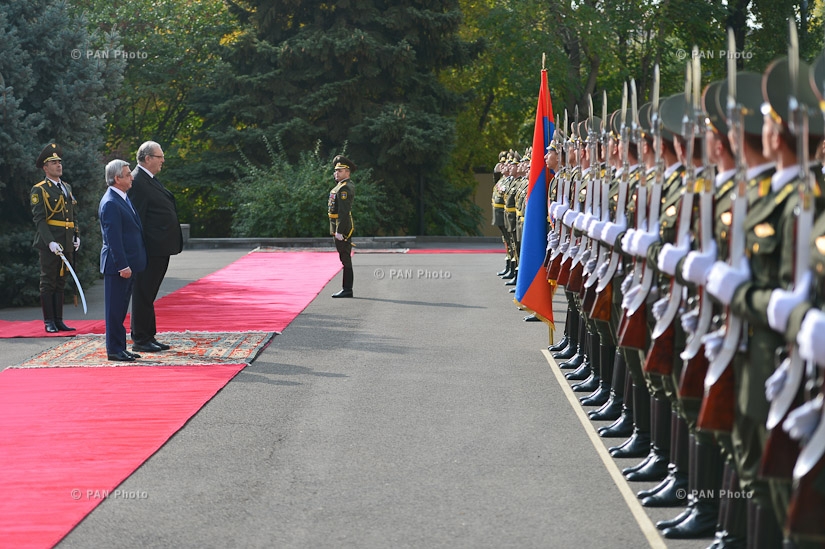 В резиденции Президента РА состоялась официальная церемония встречи  Его Высочества Князя и Великого магистра Фра Метью Фестинга