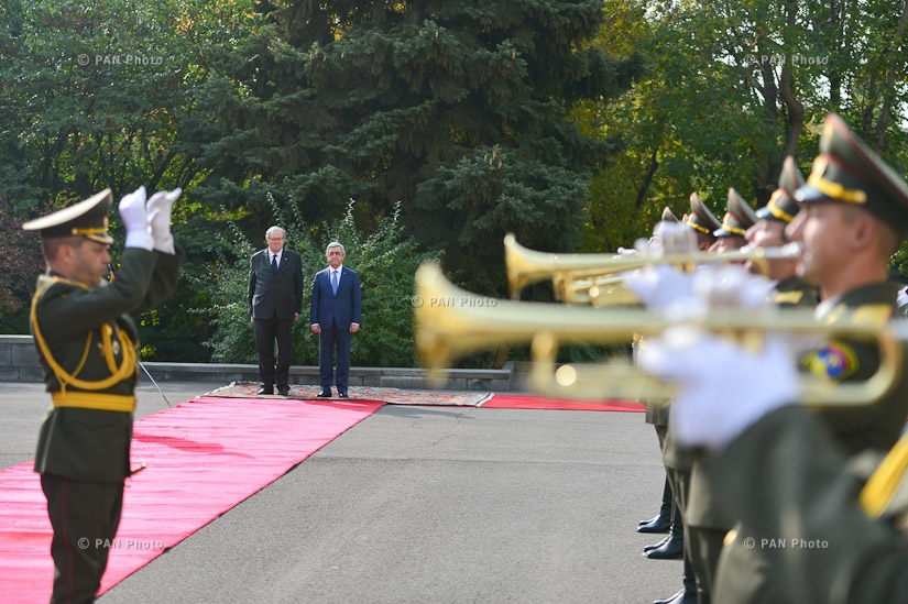 В резиденции Президента РА состоялась официальная церемония встречи  Его Высочества Князя и Великого магистра Фра Метью Фестинга