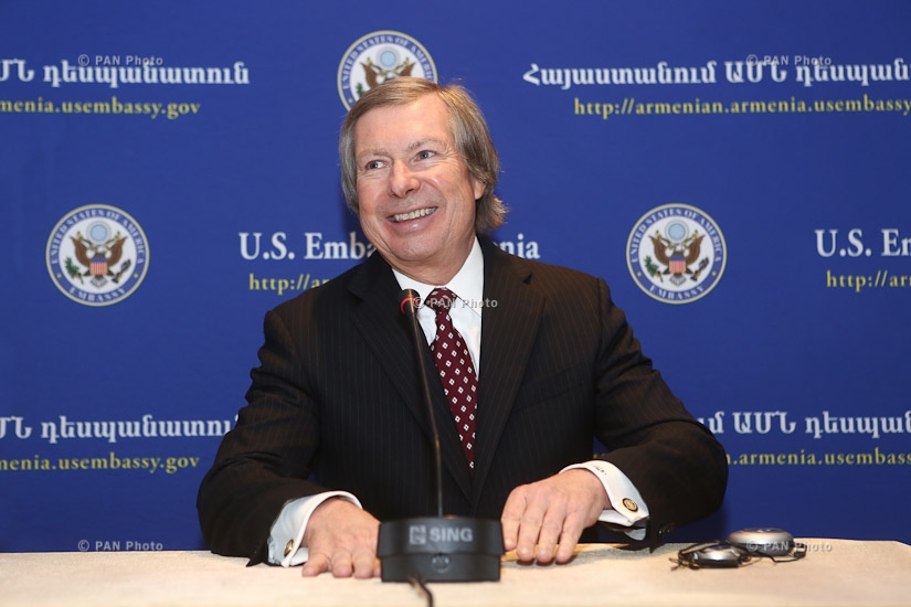 Press conference of SCE Minsk Group U.S. Co-chair James Warlick