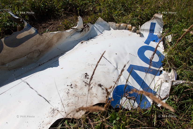 1990 թվականի օգոստոսի 1-ին կործանված Երևան-Ստեփանակերտ թռիչք կատարող քաղաքացիական Յակ-40 ինքնաթիռի մնացորդները