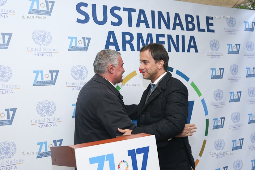  Հայաստանում Միավորված ազգերի կազմակերպությունը (ՄԱԿ) նշեց կազմակերպության հիմնադրման 71-ամյակը