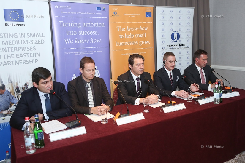 EU and EBRD joint press-conference on continuous support to SME sector development  