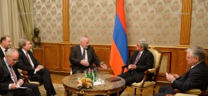 Նախագահ Սերժ Սարգսյանը հանդիպել է ԵԱՀԿ Մինսկի խմբի համանախագահների հետ