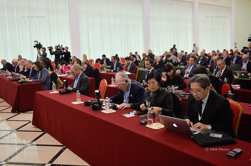  Conference of the World Jewellery Confederation (CIBJO) at the Meridian exhibition center in Yerevan 