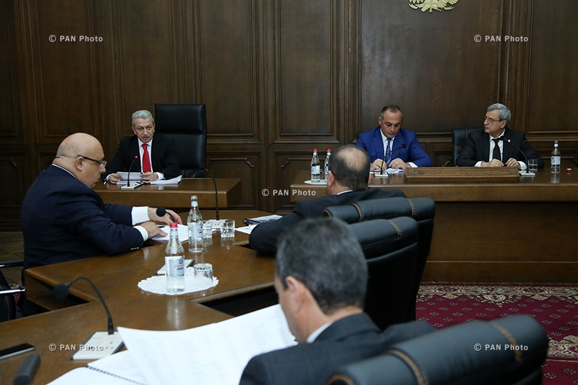 Совместное заседание Kомиссии по обороне, национальной безопасности и внутренним делам и Комиссии по финансово-кредитным и бюджетным вопросам НС Армении